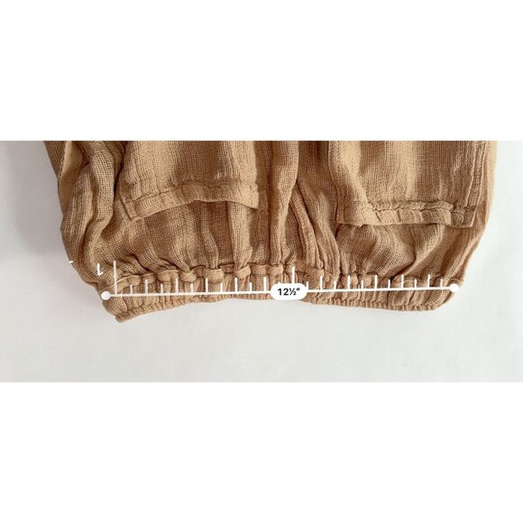 Sunday St. Tropez Linen Pants in Brown - Picture 4 of 5